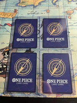 Bandai One Piece Card Game OP-03 Uta OP03-036 Foil Full Art Cards Lot of 4 - Image 2