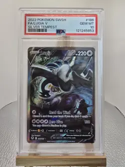 Pokemon 2022 Lugia V 186/195 Alt Art PSA 10 Silver Tempest GEM MINT - Image 1