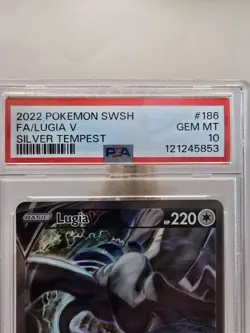 Pokemon 2022 Lugia V 186/195 Alt Art PSA 10 Silver Tempest GEM MINT - Image 2
