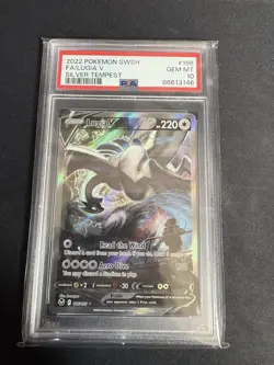 Pokemon 2022 Lugia V 186/195 Alt Art Silver Tempest GEM MINT PSA 10 - Image 1