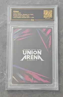 Union Arena TCG Demon Slayer Akaza SR 1 Star - PCG GEM MINT 10 - Image 2