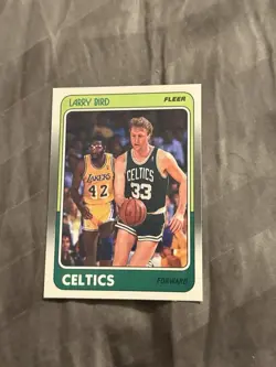 Larry Bird 1988 88-89 Fleer #9 - Image 1