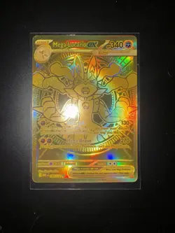 Pokemon TCG Mega Lucario EX Mega Evolution Holo Rare Card 188/132 ME01 - Image 2