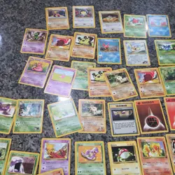 Pokemon TCG Vintage Card Bulk Lot Wizards 125 Cards Team Rocket Gym Heroes Neo - Image 3