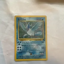 Articuno 2/62 Fossil Holo Rare 70 HP Pokemon TCG Card 1999 Unlimited - Image 1