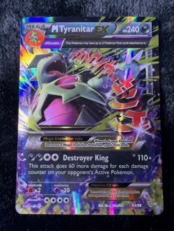Pokemon TCG M Tyranitar EX Ultra Rare Card Ancient Origins 43/98 - Image 1