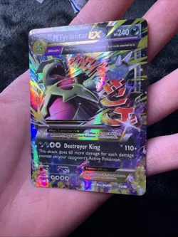 Pokemon TCG M Tyranitar EX Ultra Rare Card Ancient Origins 43/98 - Image 3