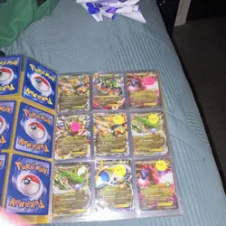 Nintendo Pokemon EX GX Foil Card Lot Rayquaza Charizard Groudon Yellow Binder - Image 3