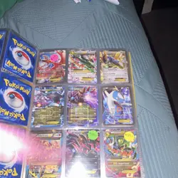 Nintendo Pokemon EX GX Foil Card Lot Rayquaza Charizard Groudon Yellow Binder - Image 4