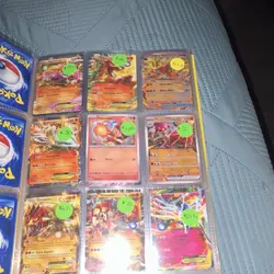 Nintendo Pokemon EX GX Foil Card Lot Rayquaza Charizard Groudon Yellow Binder - Image 5
