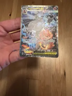 Pokemon Phantasmal Flames Mega Charizard X EX SIR Full Art 125/094 - Image 3