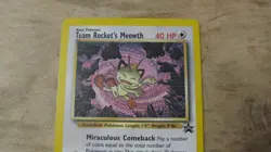 Team Rocket's Meowth #18 - Black Star Promo WOTC Pokemon TCG - Image 2