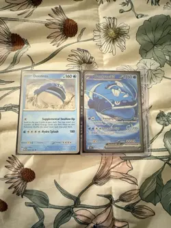 Pokemon TCG Dondozo & Dondozo ex 2 Card Lot Regular English - Image 1