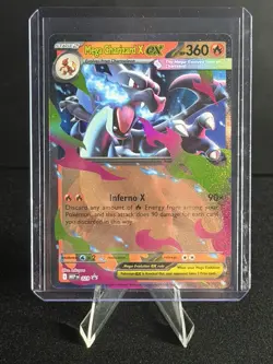 Mega Charizard X ex 029 PROMO BLACK STAR HOLO Mega Evolution Pokemon English - Image 1