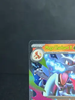 Mega Charizard X ex 029 PROMO BLACK STAR HOLO Mega Evolution Pokemon English - Image 4