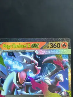 Mega Charizard X ex 029 PROMO BLACK STAR HOLO Mega Evolution Pokemon English - Image 5