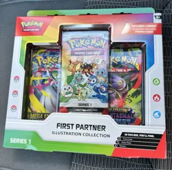 Pokemon TCG First Partner Illustration Collection Series 1 New Sealed - Image 1