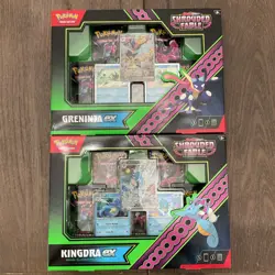 Pokemon TCG - Shrouded Fable Greninja and Kingdra EX Special Collection Sealed - Image 1
