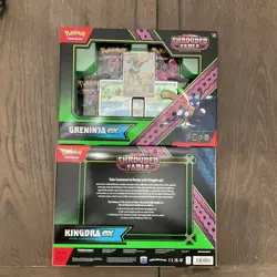 Pokemon TCG - Shrouded Fable Greninja and Kingdra EX Special Collection Sealed - Image 2