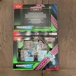 Pokemon TCG - Shrouded Fable Greninja and Kingdra EX Special Collection Sealed - Image 3