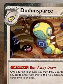 Dudunsparce 129/162 Cosmo Holo Pokemon Prize Pack Series 7 Promo Pack Fresh - NM - Image 2