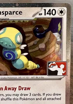 Dudunsparce 129/162 Cosmo Holo Pokemon Prize Pack Series 7 Promo Pack Fresh - NM - Image 3