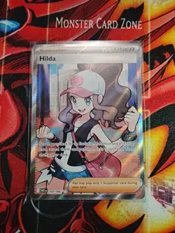 Hilda 164/086 Full Art Ultra Rare SV: White Flare Pokemon TCG Trainer Card - Image 1