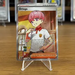 Pokemon TCG Ortega 141/131 Prismatic Evolution Ultra Rare Near Mint Condition - Image 1