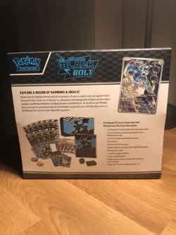 Pokemon TCG S&V Black Bolt Pokemon Center ETB Elite Trainer Box - Sealed - Image 2