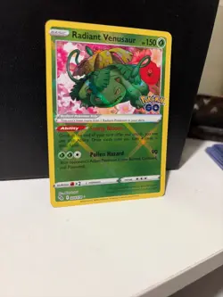 Radiant Venusaur 004/078 Pokemon GO Holo - Image 2