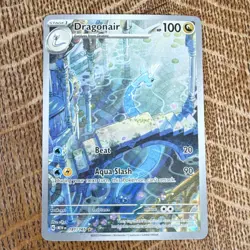 Pokemon Dragonair Illustration Rare Holo 181/165 Scarlet & Violet 151 100 HP - Image 1
