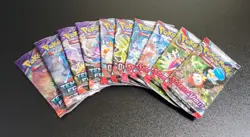10 Sealed Pokemon Packs - Obsidian Flames Temporal Forces Scarlet & Violet Base - Image 1
