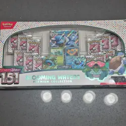 Pokemon TCG Scarlet & Violet 151 Blooming Waters Premium Collection Box Sealed - Image 1
