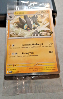 Pokemon TCG, Luxray 028/088 Perfect Order Best Buy Stamped Promo Sealed NM Mint - Image 4