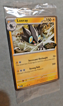 Pokemon TCG, Luxray 028/088 Perfect Order Best Buy Stamped Promo Sealed NM Mint - Image 5