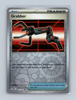 Grabber 162/165 Uncommon 151 Pokemon Reverse Holo Lightly Played - Image 1