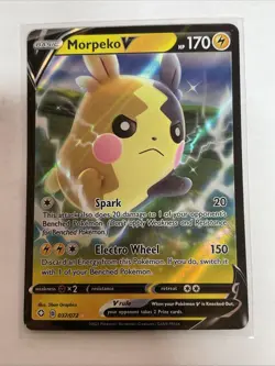 2021 Pokemon SWSH Shining Fates Morpeko V #037/072 - Image 1