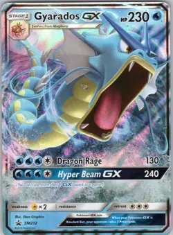 GYARADOS GX - SM212 HOLO SUN & MOON PROMO POKEMON MP - Image 1