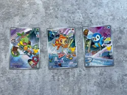 Pokemon First Partner Illustration Collection Turtwig Chimchar Piplup Promo Set - Image 1