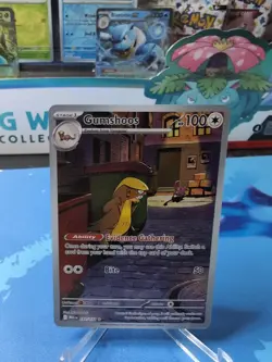 Pokemon Gumshoos Illustration Rare ME01 MEG Mega Evolution 153/132 NM - Image 1