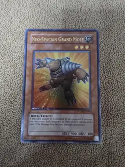 Yu-Gi-Oh Neo-Spacian Grand Mole STON-EN005 Ultimate Rare LP - Image 1