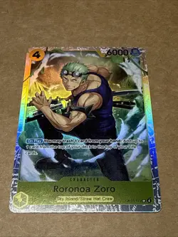 Roronoa Zoro SR OP15-113 Adventure on Kami's Island Foil One Piece Card Game - Image 1