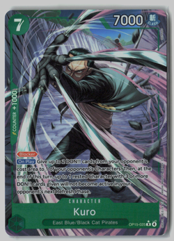 ONE PIECE TCG - Kuro Alt Art OP15-025 R - Adventure on KAMI's Island English - Image 1