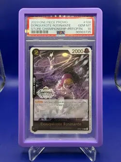 One Piece - PSA 10 -Donquixote Rosinante- Store Championship Participation 2023 - Image 1