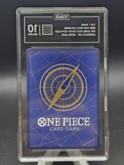2025 One Piece Japanese OP14 Nami Alternate Art TAG 10 - Image 2