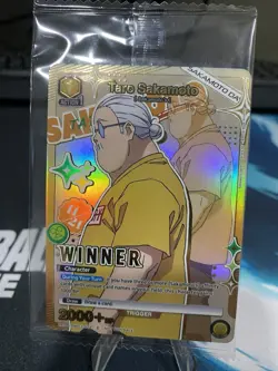 Union Arena Taro Sakamoto Tournament Event Winner Promo (Sealed) - Image 1
