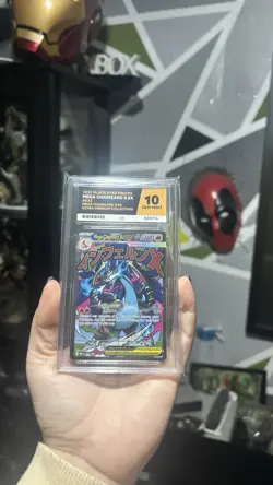 Pokemon TCG Mega Charizard EX Holo Trading Card 023 ACE 10 - Image 1