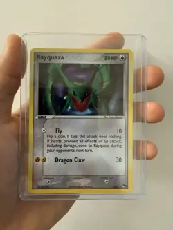 Pokemon TCG Rayquaza Holo Rare Card 3/17 Pop Series 1 Promos NM Condition - Image 1