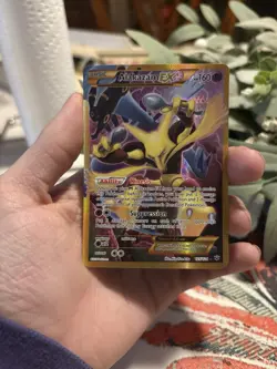 Pokemon Alakazam EX Full Art Secret Rare Holo Card Fates Collide 125/124 - Image 1