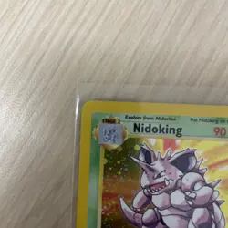 Nidoking 11/130 Base Set 2 Holo Pokemon Card WOTC Vintage Excellent TCG - Image 2
